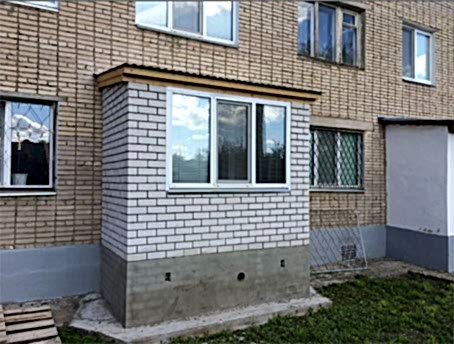 Пристройка балкона Пристройка балкона